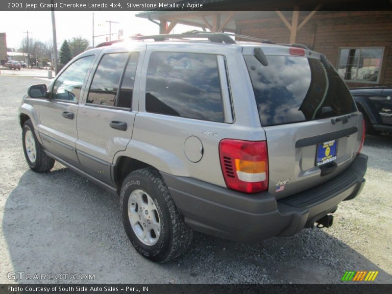 Silverstone Metallic / Agate 2001 Jeep Grand Cherokee Laredo 4x4