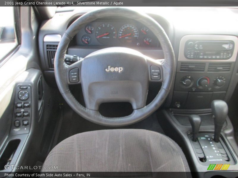 Silverstone Metallic / Agate 2001 Jeep Grand Cherokee Laredo 4x4