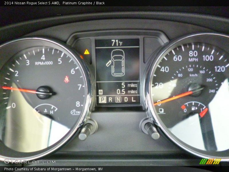 Platinum Graphite / Black 2014 Nissan Rogue Select S AWD