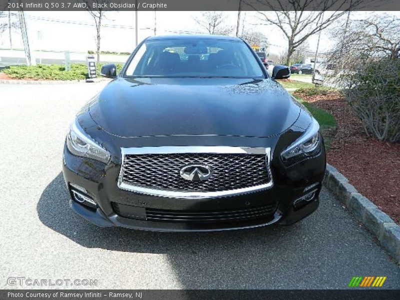 Black Obsidian / Graphite 2014 Infiniti Q 50 3.7 AWD