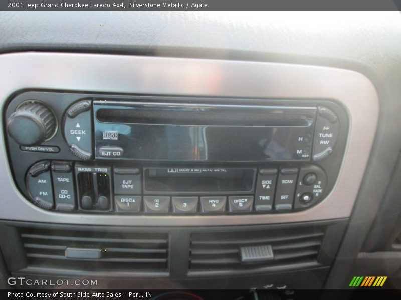 Silverstone Metallic / Agate 2001 Jeep Grand Cherokee Laredo 4x4
