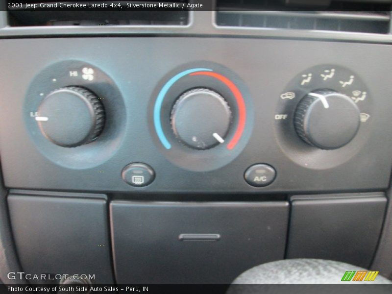 Silverstone Metallic / Agate 2001 Jeep Grand Cherokee Laredo 4x4