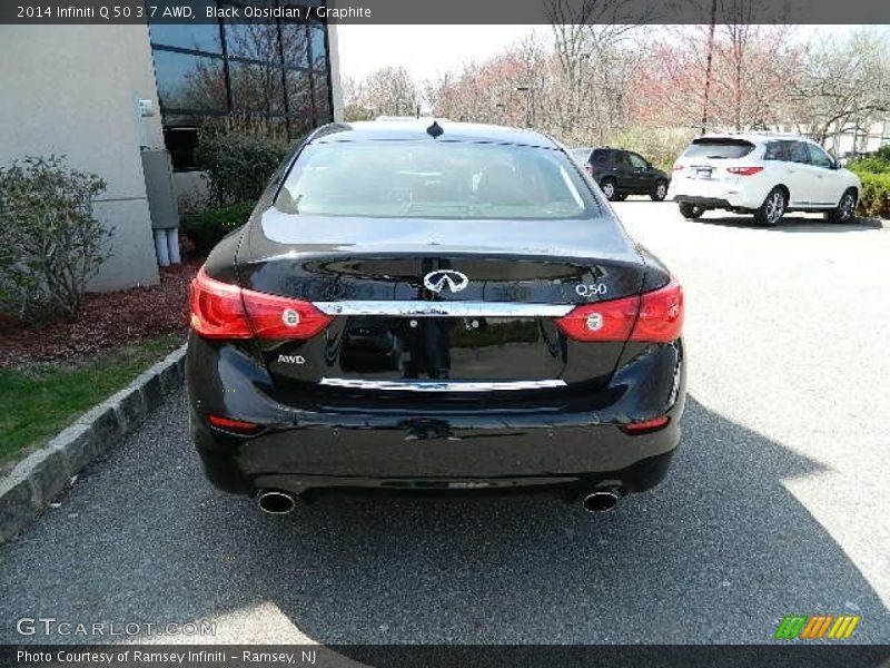 Black Obsidian / Graphite 2014 Infiniti Q 50 3.7 AWD