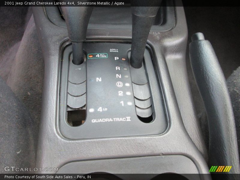 Silverstone Metallic / Agate 2001 Jeep Grand Cherokee Laredo 4x4