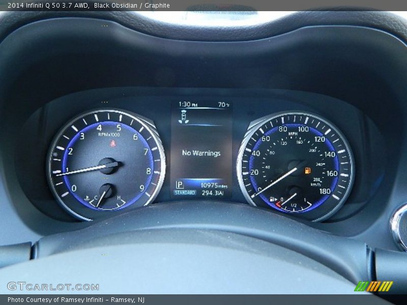 Black Obsidian / Graphite 2014 Infiniti Q 50 3.7 AWD