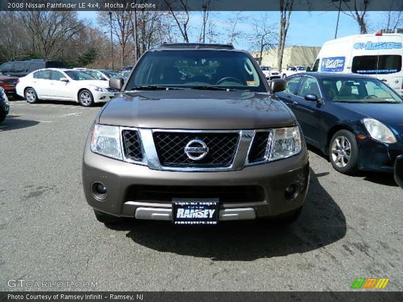 Mocha / Graphite 2008 Nissan Pathfinder LE 4x4