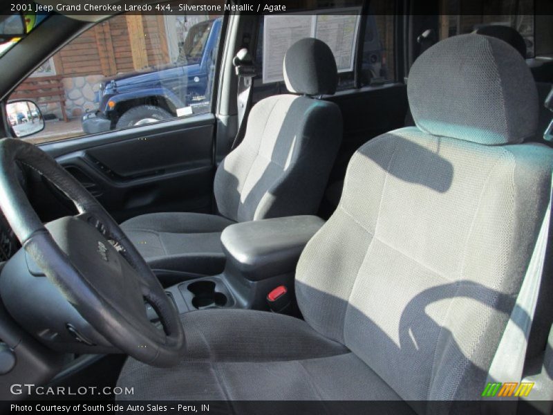 Silverstone Metallic / Agate 2001 Jeep Grand Cherokee Laredo 4x4