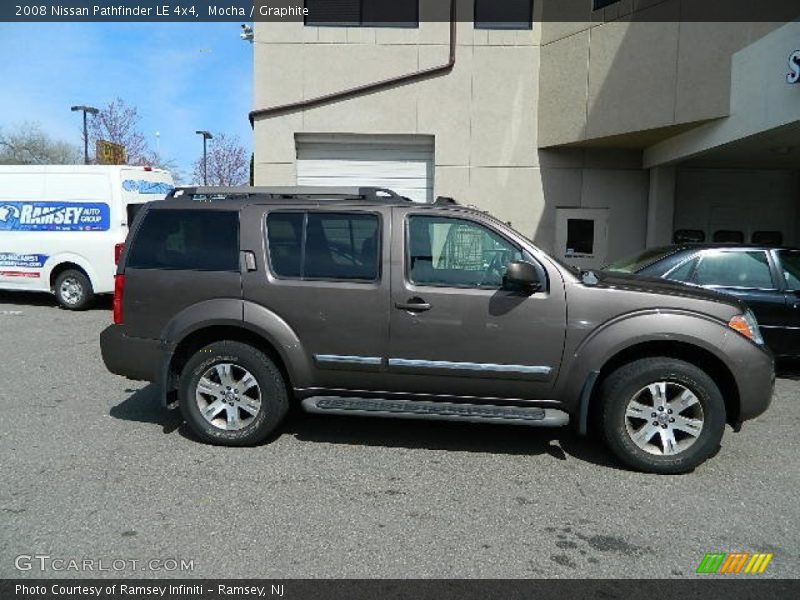 Mocha / Graphite 2008 Nissan Pathfinder LE 4x4
