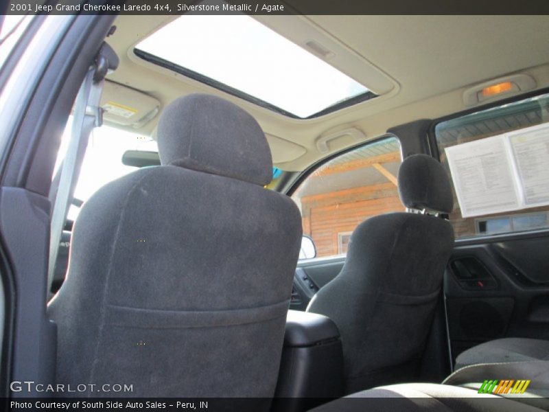 Silverstone Metallic / Agate 2001 Jeep Grand Cherokee Laredo 4x4