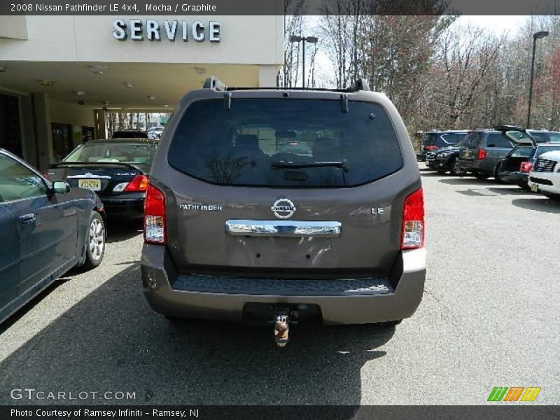 Mocha / Graphite 2008 Nissan Pathfinder LE 4x4