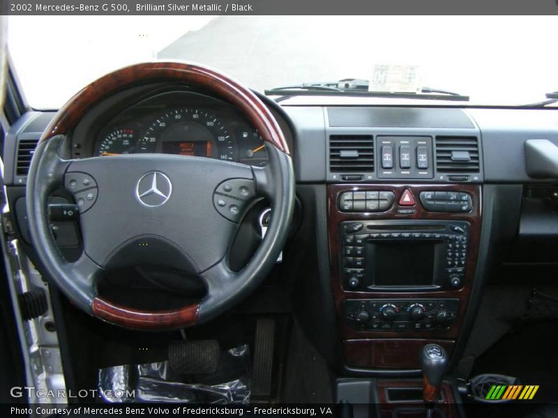 Brilliant Silver Metallic / Black 2002 Mercedes-Benz G 500