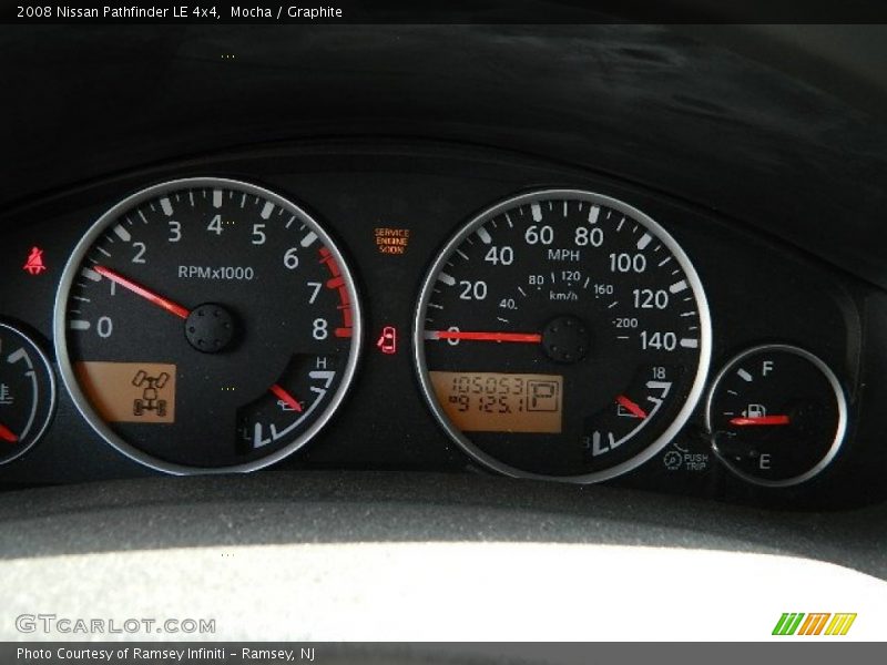 Mocha / Graphite 2008 Nissan Pathfinder LE 4x4