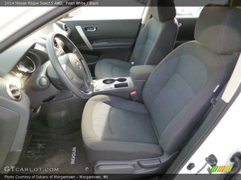 Pearl White / Black 2014 Nissan Rogue Select S AWD