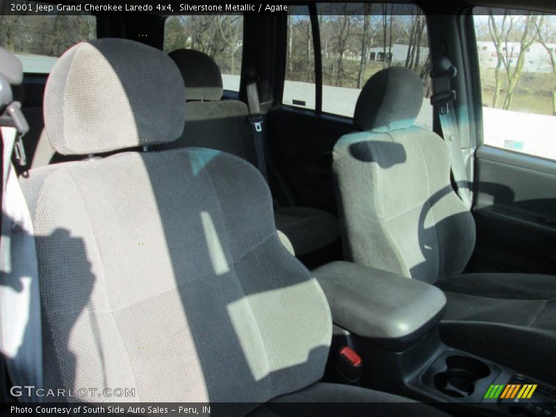 Silverstone Metallic / Agate 2001 Jeep Grand Cherokee Laredo 4x4