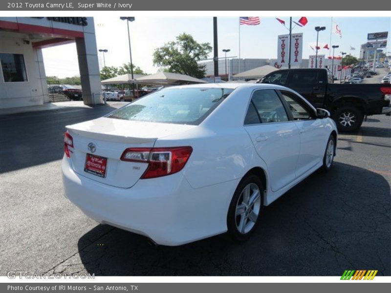 Super White / Ivory 2012 Toyota Camry LE