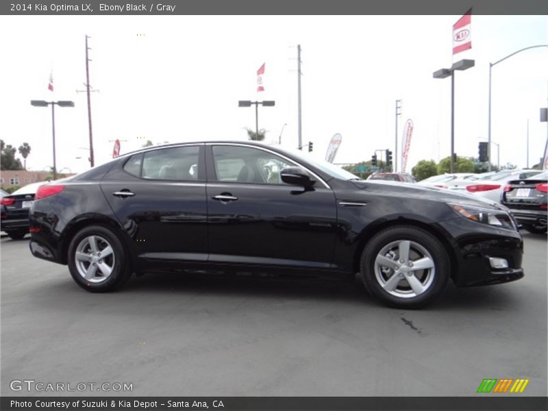 Ebony Black / Gray 2014 Kia Optima LX