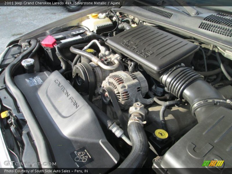 Silverstone Metallic / Agate 2001 Jeep Grand Cherokee Laredo 4x4