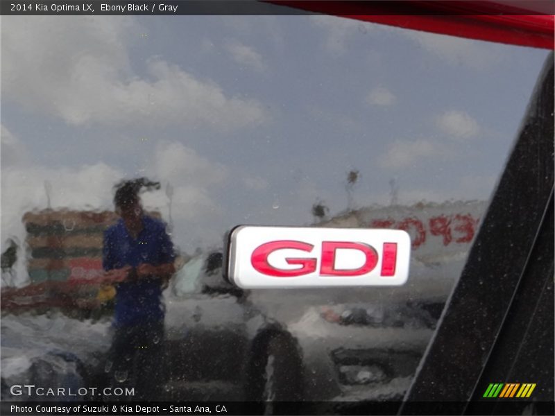Ebony Black / Gray 2014 Kia Optima LX