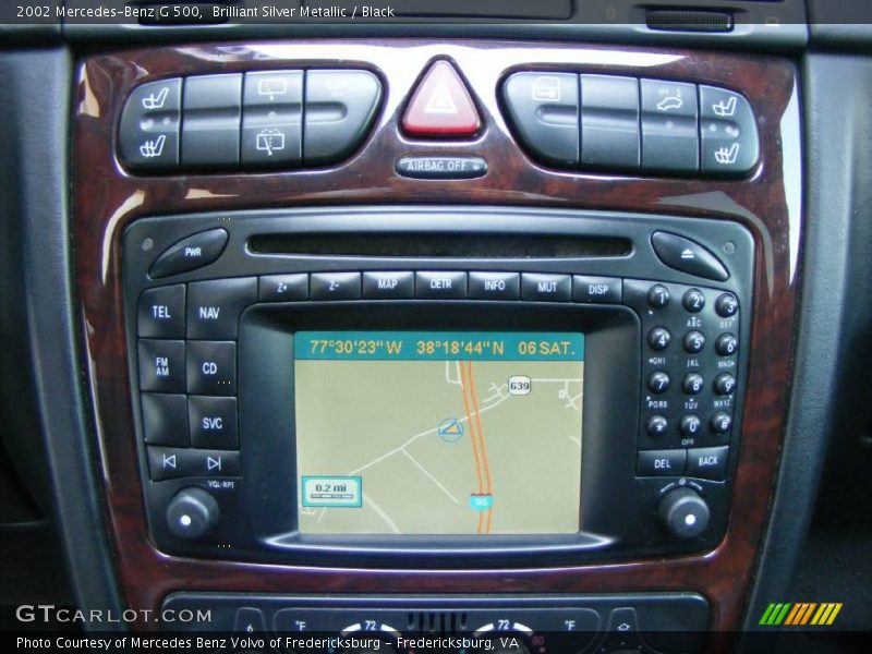Brilliant Silver Metallic / Black 2002 Mercedes-Benz G 500