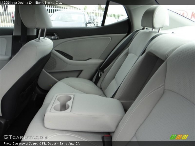 Ebony Black / Gray 2014 Kia Optima LX