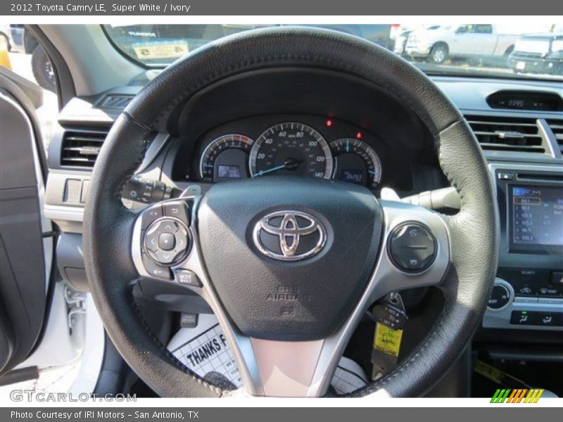 Super White / Ivory 2012 Toyota Camry LE