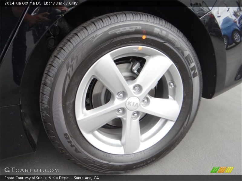 Ebony Black / Gray 2014 Kia Optima LX