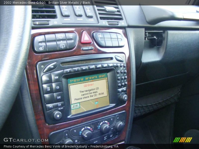 Brilliant Silver Metallic / Black 2002 Mercedes-Benz G 500
