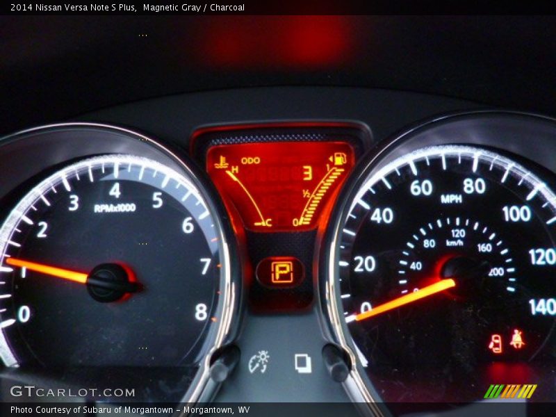Magnetic Gray / Charcoal 2014 Nissan Versa Note S Plus