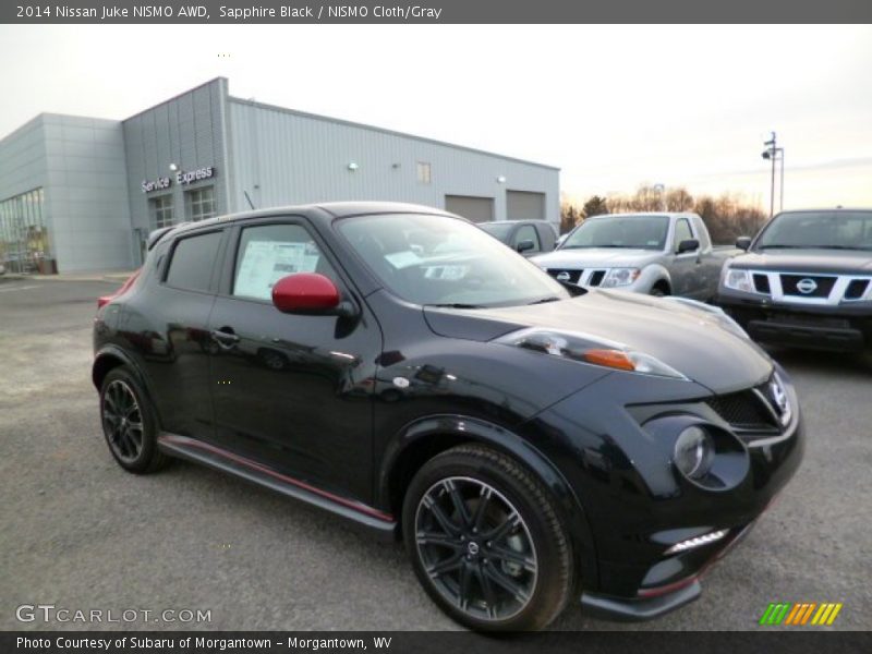 Sapphire Black / NISMO Cloth/Gray 2014 Nissan Juke NISMO AWD