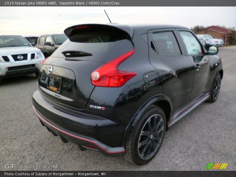 Sapphire Black / NISMO Cloth/Gray 2014 Nissan Juke NISMO AWD