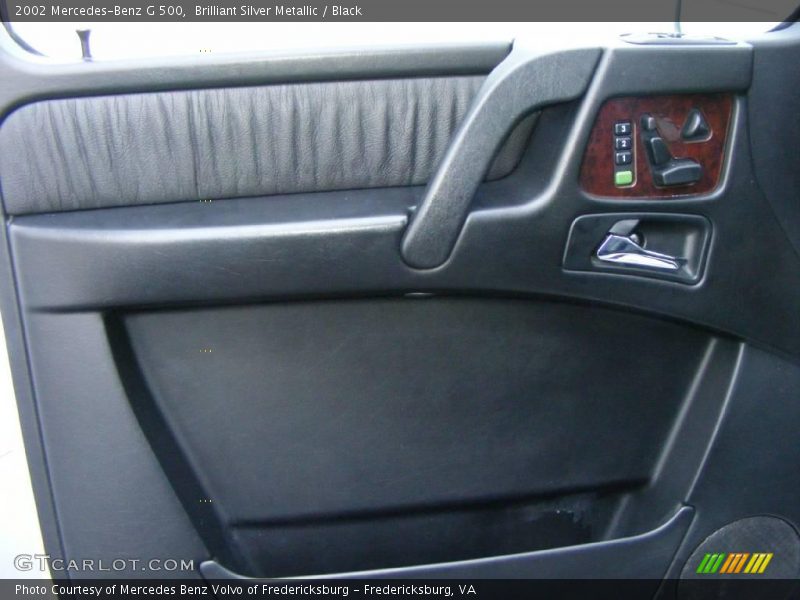 Brilliant Silver Metallic / Black 2002 Mercedes-Benz G 500