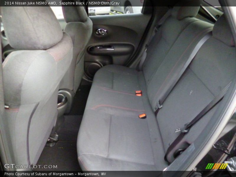 Rear Seat of 2014 Juke NISMO AWD
