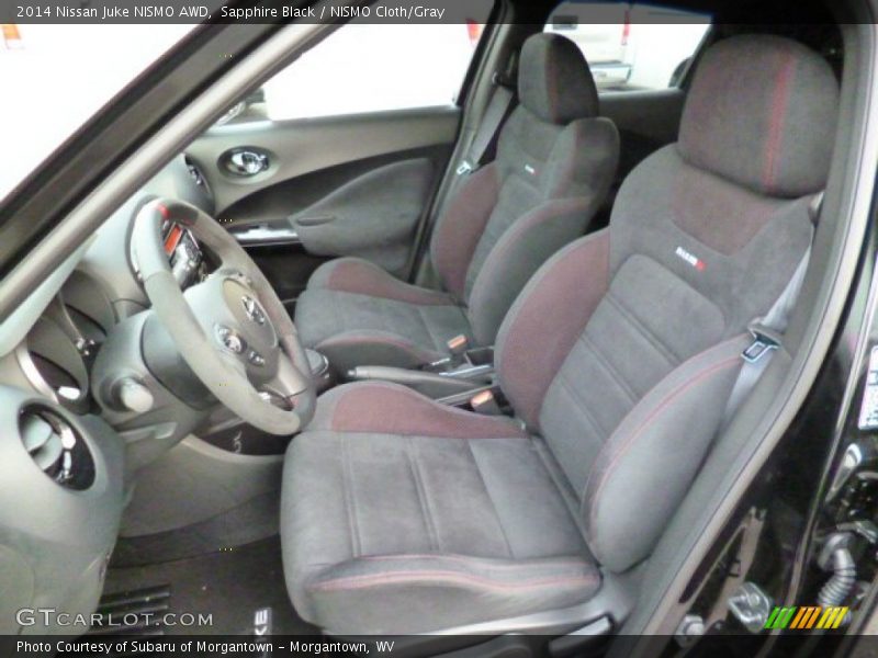 Front Seat of 2014 Juke NISMO AWD