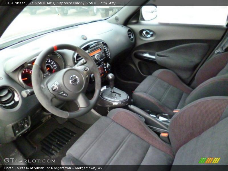 NISMO Cloth/Gray Interior - 2014 Juke NISMO AWD 