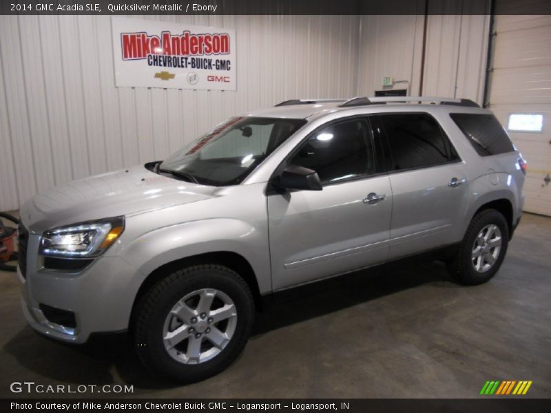 Quicksilver Metallic / Ebony 2014 GMC Acadia SLE