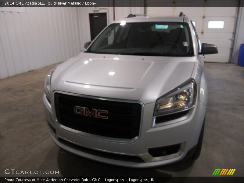 Quicksilver Metallic / Ebony 2014 GMC Acadia SLE