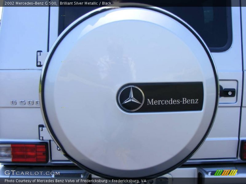Brilliant Silver Metallic / Black 2002 Mercedes-Benz G 500