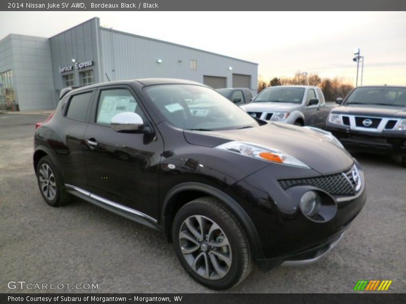 Bordeaux Black / Black 2014 Nissan Juke SV AWD