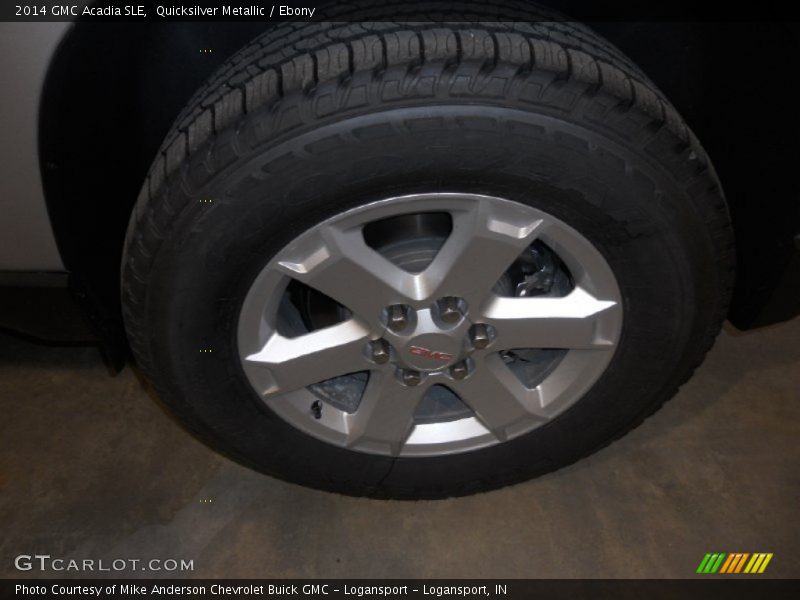 Quicksilver Metallic / Ebony 2014 GMC Acadia SLE