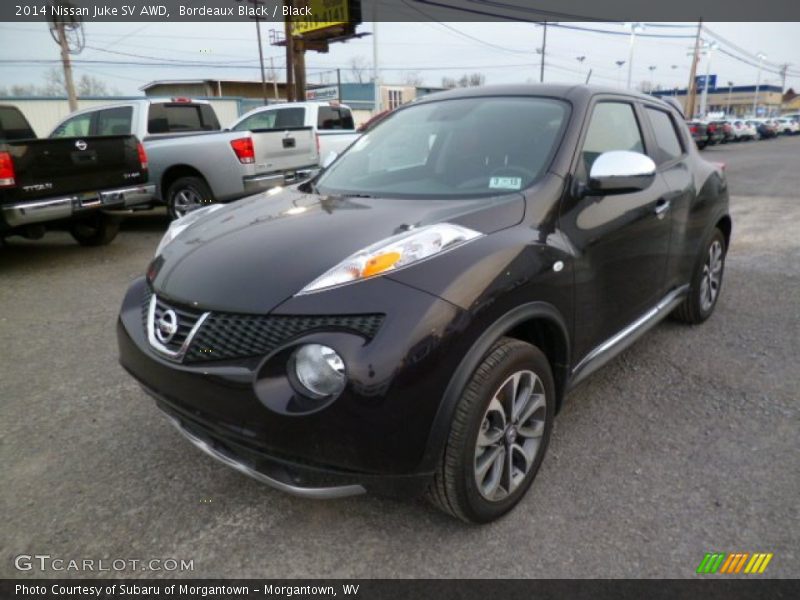 Bordeaux Black / Black 2014 Nissan Juke SV AWD
