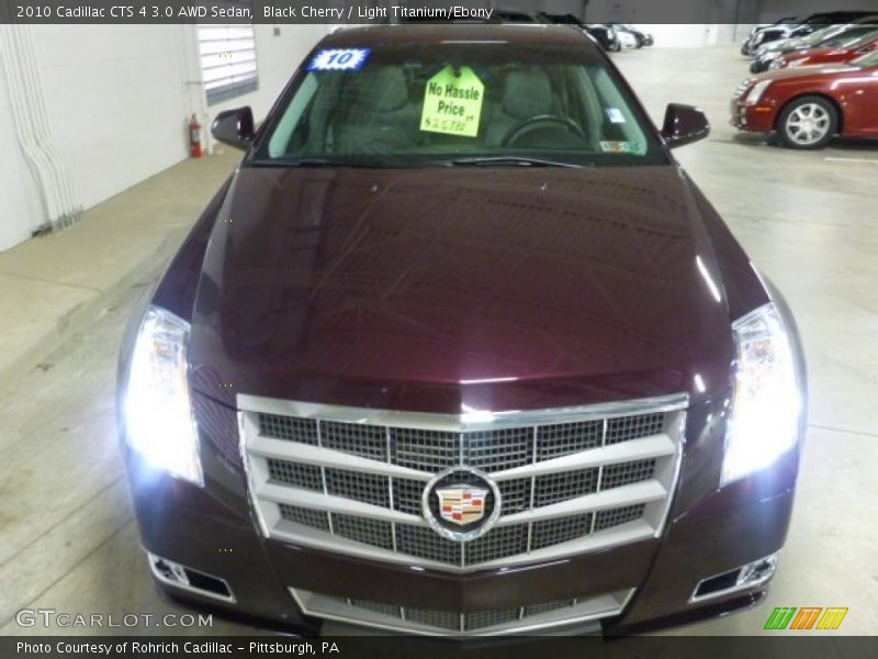 Black Cherry / Light Titanium/Ebony 2010 Cadillac CTS 4 3.0 AWD Sedan