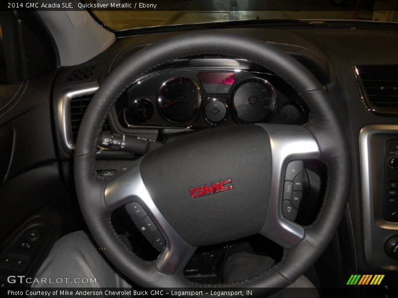 Quicksilver Metallic / Ebony 2014 GMC Acadia SLE