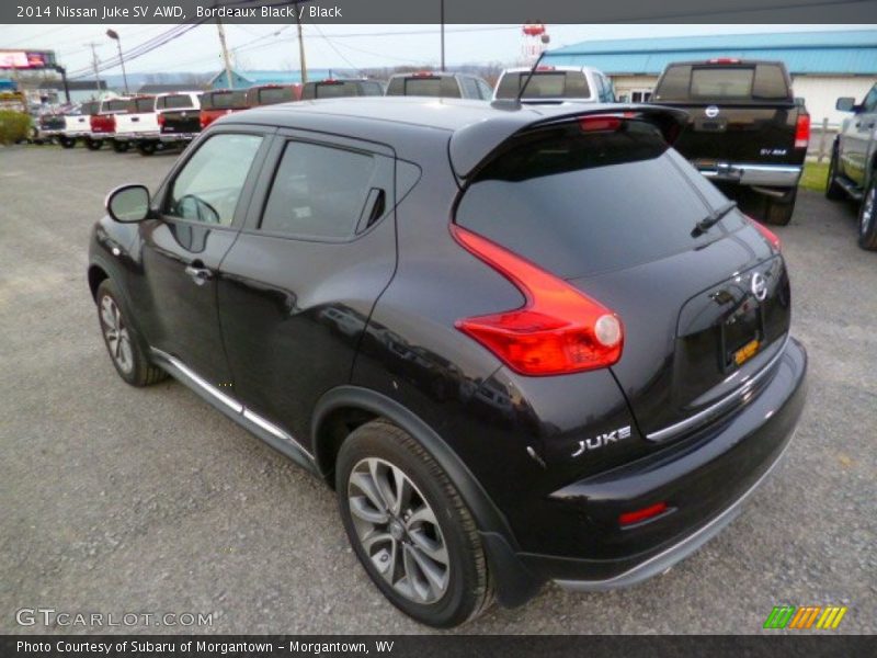 Bordeaux Black / Black 2014 Nissan Juke SV AWD