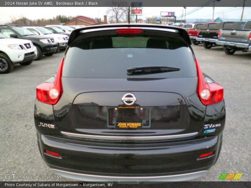 Bordeaux Black / Black 2014 Nissan Juke SV AWD