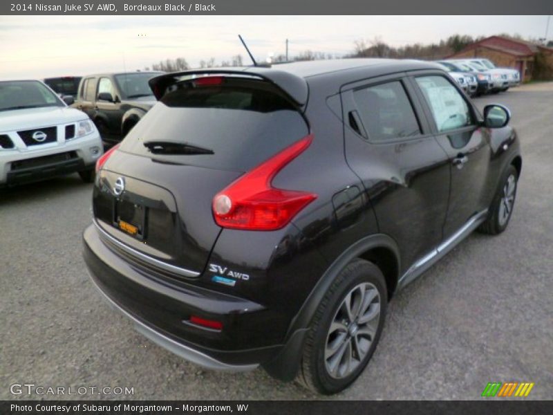 Bordeaux Black / Black 2014 Nissan Juke SV AWD