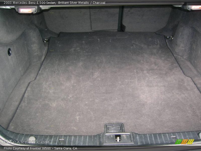 Brilliant Silver Metallic / Charcoal 2003 Mercedes-Benz E 500 Sedan