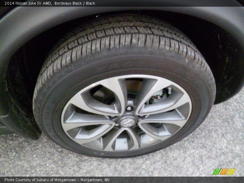 Bordeaux Black / Black 2014 Nissan Juke SV AWD