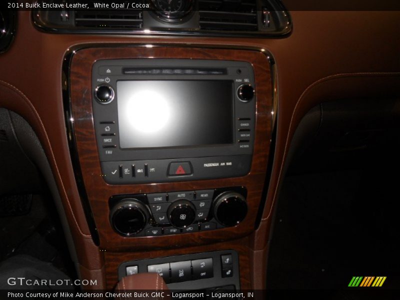 White Opal / Cocoa 2014 Buick Enclave Leather