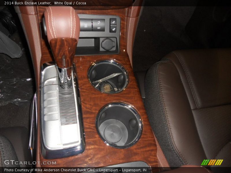 White Opal / Cocoa 2014 Buick Enclave Leather