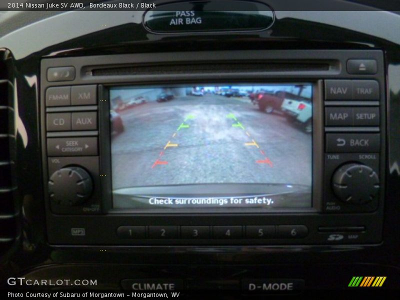 Bordeaux Black / Black 2014 Nissan Juke SV AWD